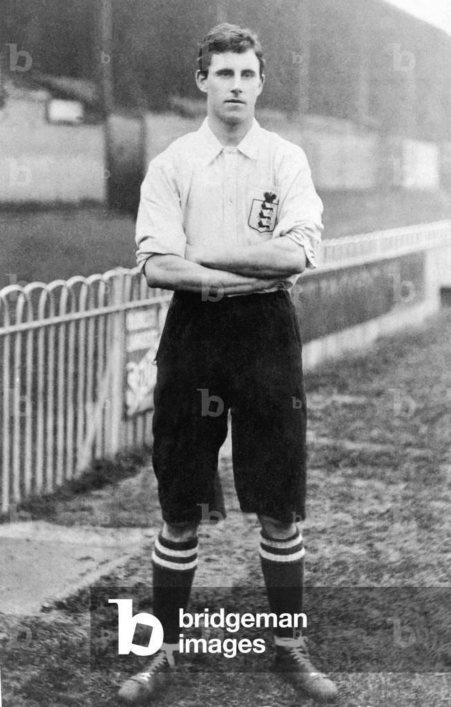 Vivian Woodward of Tottenham Hotspur and England, November 1906.