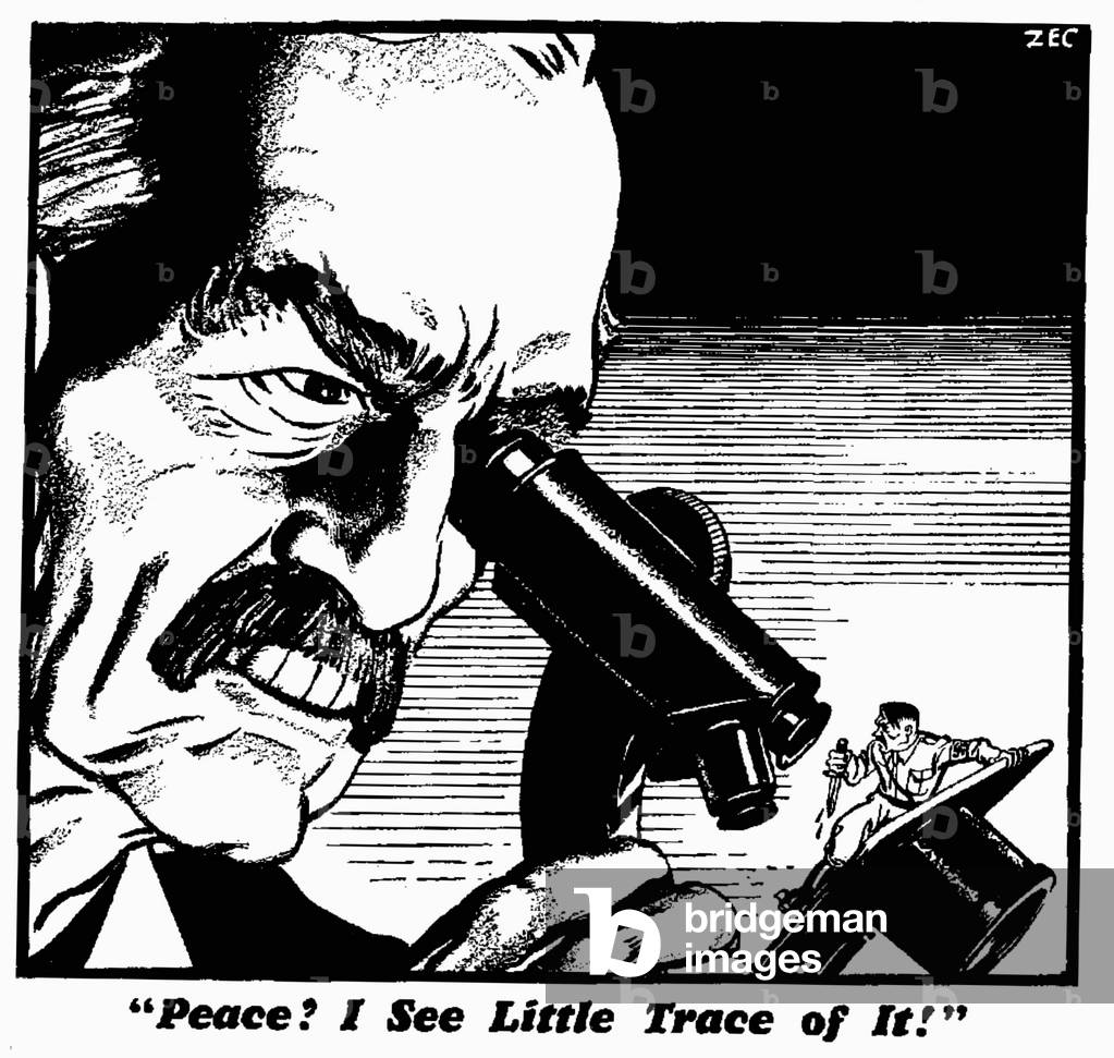 Peace? I See Little Trace of It! 11th October 1939 (b/w photo)