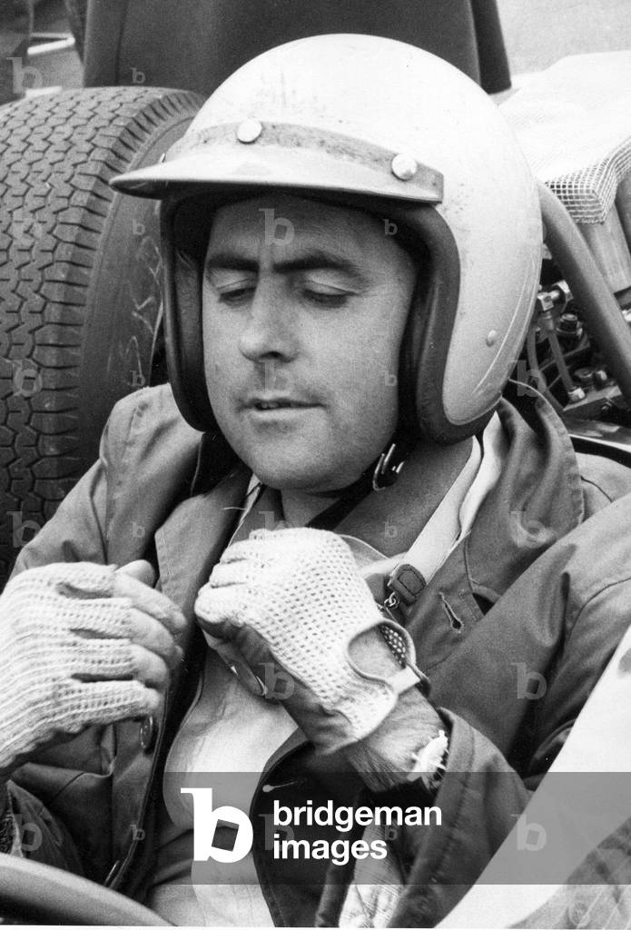 Jack Brabham who drove the Brabham-Climax at the European Grand Prix at Brands Hatch 11 July 1964