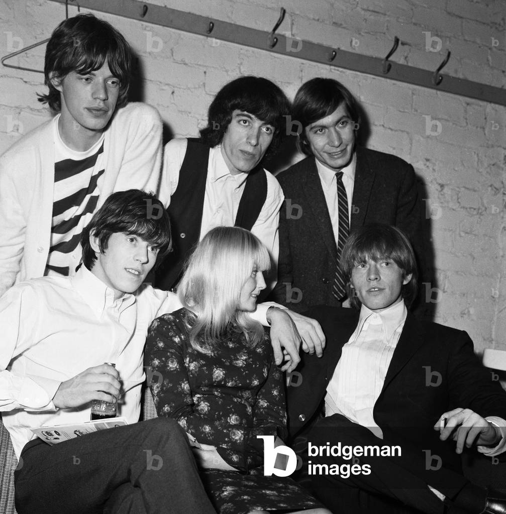 The Rolling Stones: With a fan at the ABC Cinema Chester while on tour with Inez & Charlie Foxx..
14th September 1964.
