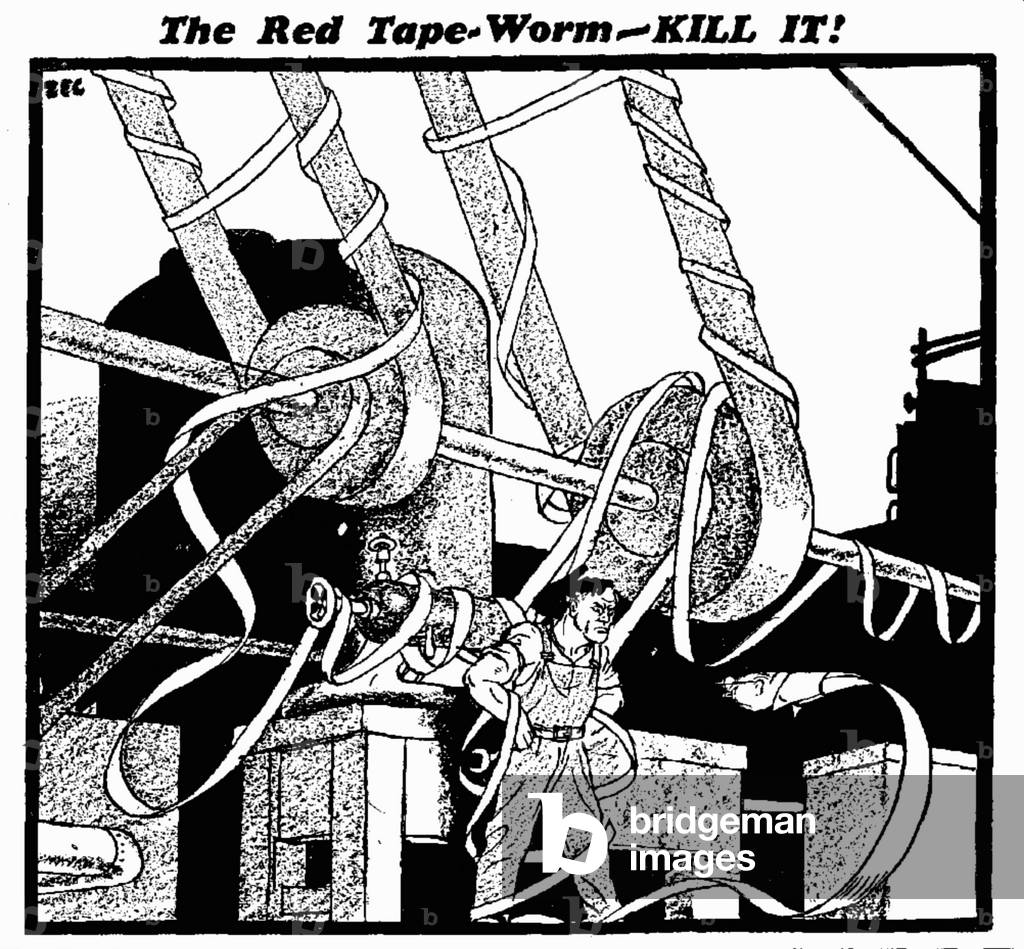 The Red Tape Worm - KILL IT 1st July 1940 (b/w photo)