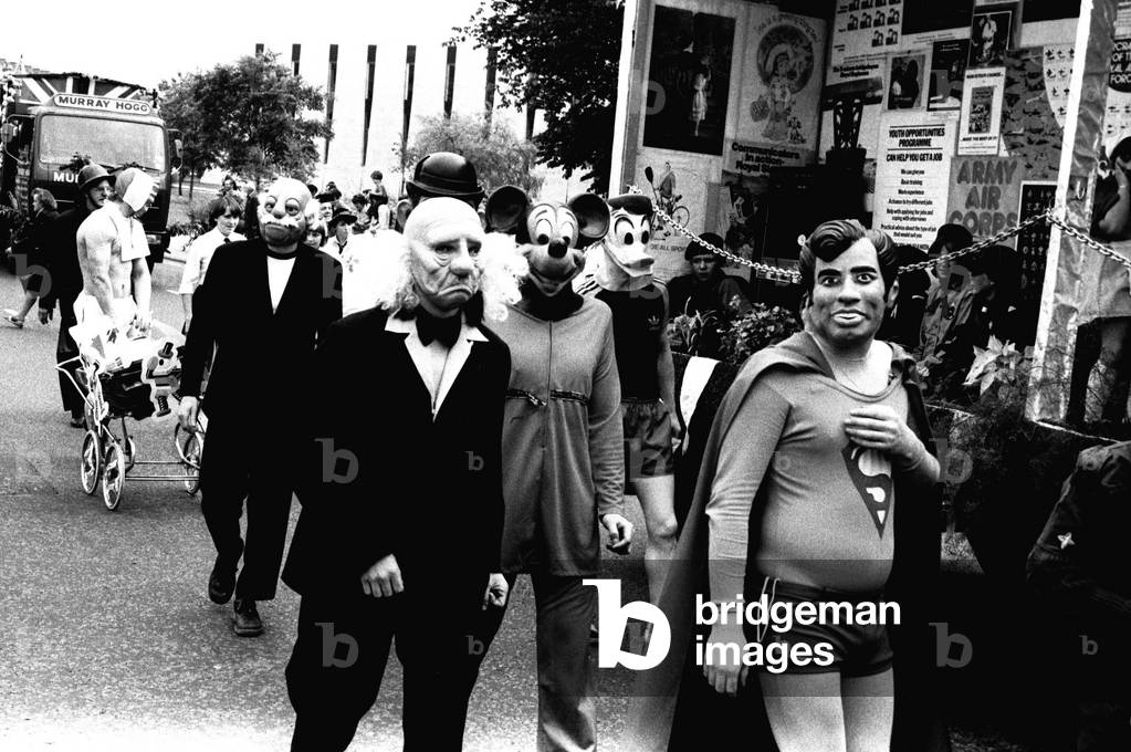 The Lord Mayor of Newcastle's parade in the city centre, 23rd June 1979 (b/w photo)