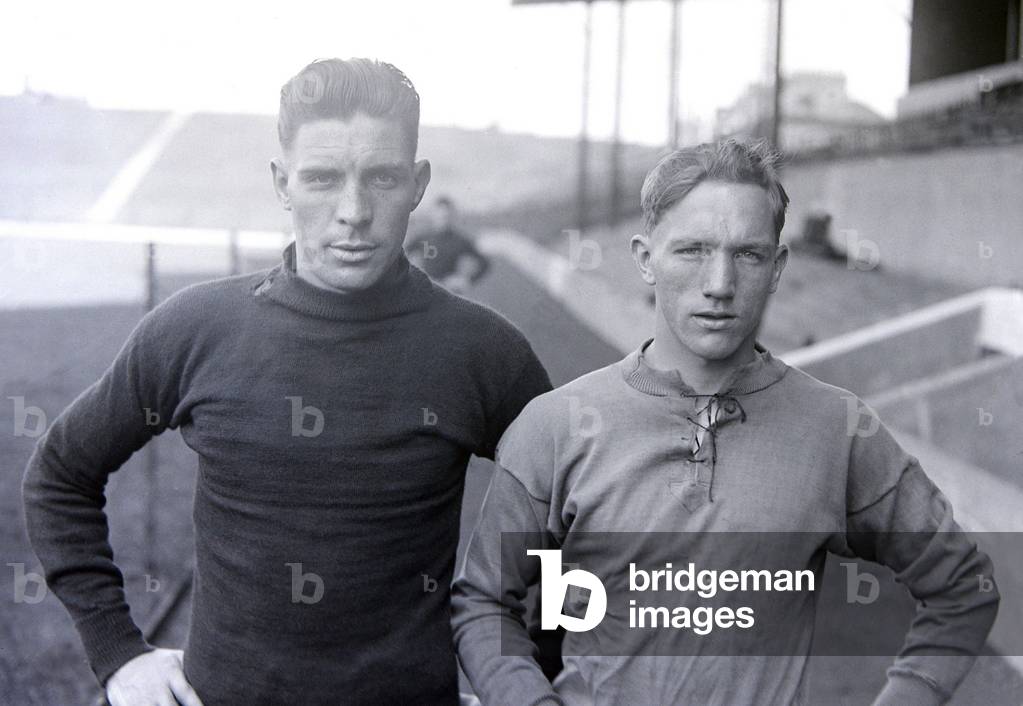 Arsenal Footballers - April 1927
Alex Mackie and Sam Haden