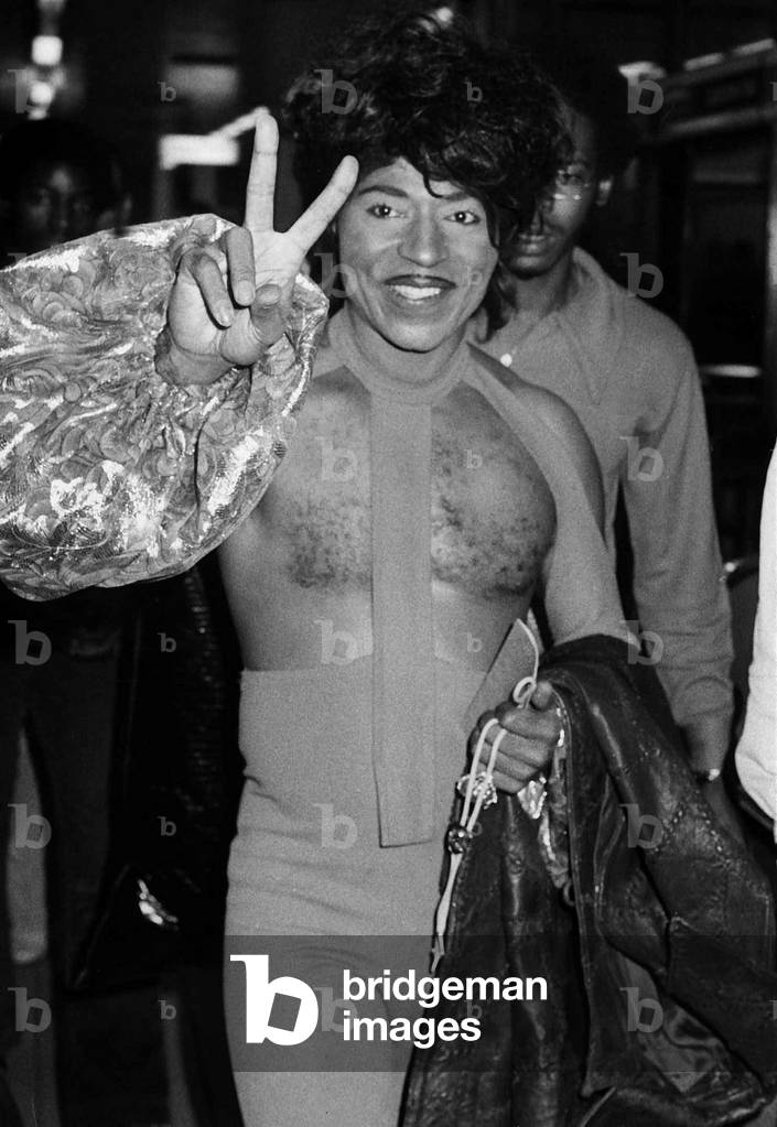 Little Richard, 03/08/1972 (b/w photo)