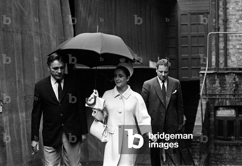 Elizabeth Taylor July 1963 with Richard Burton