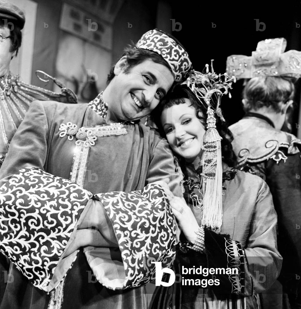 Bernie Winters and Maggie Vickers. December 1969