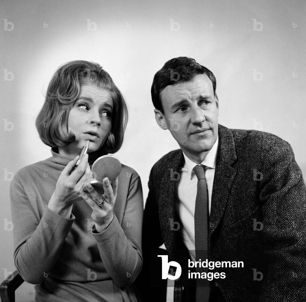Stars of The Marriage Lines, BBC TV Comedy Series which takes a light hearted look at newly weds. Prunella Scales as Kate Starling & Richard Briers as George Starling. 25th September 1964 (b/w photo)