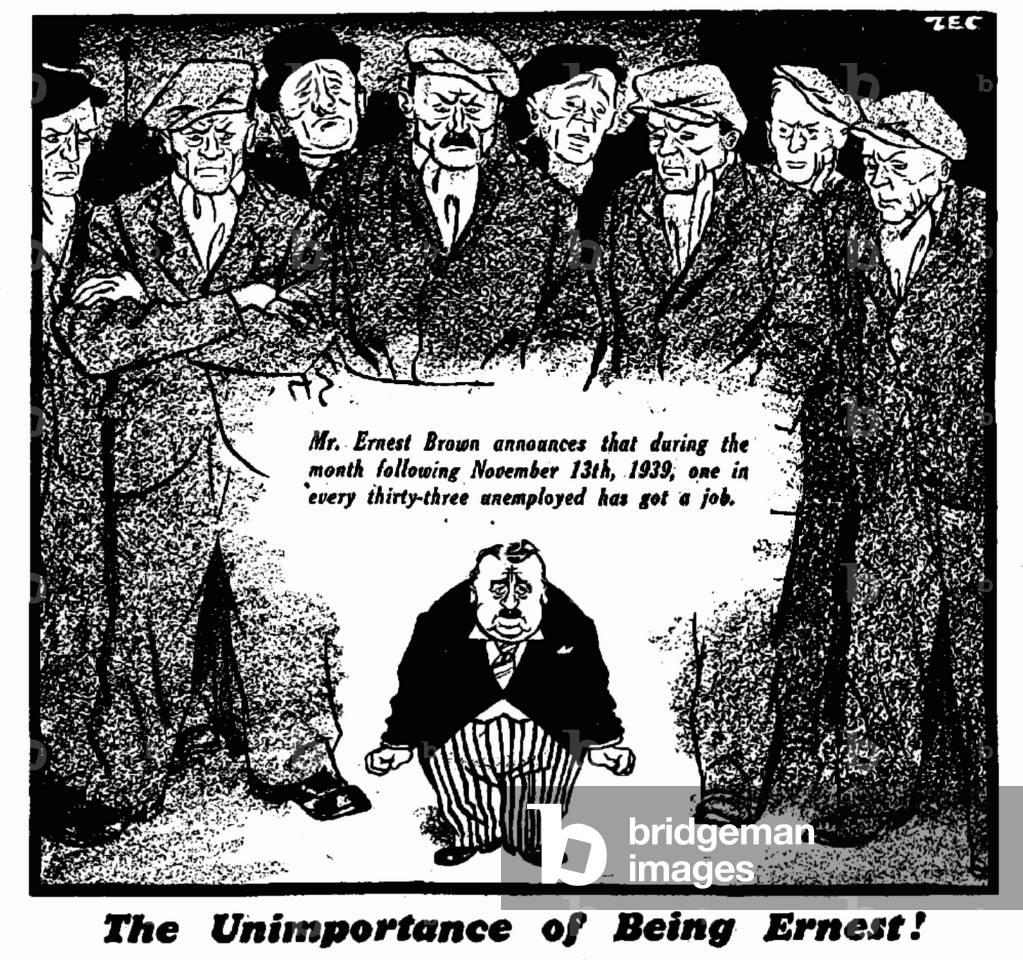 The Unimportance of Being Ernest, 10th January 1940 (b/w illustration)