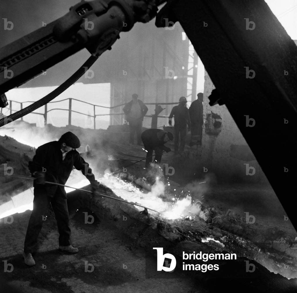 Skinningrove blast furnace plant, which is to close. 1971.