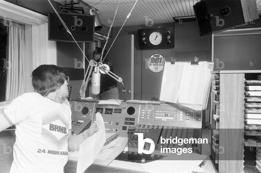 Bob Hopton, BRMB Radio, Programme Controller, 17th April 1980 (b/w photo)