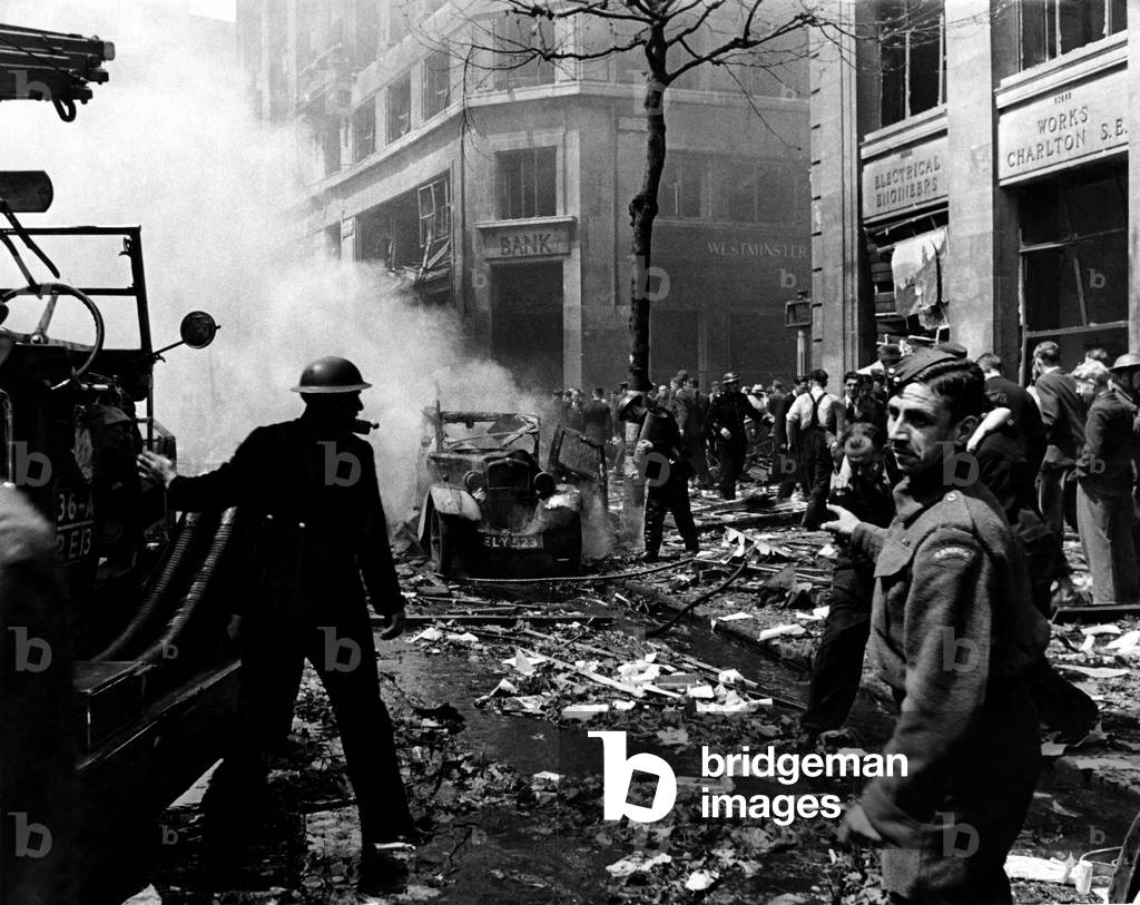 Fire service and civil defence at work. June 1944