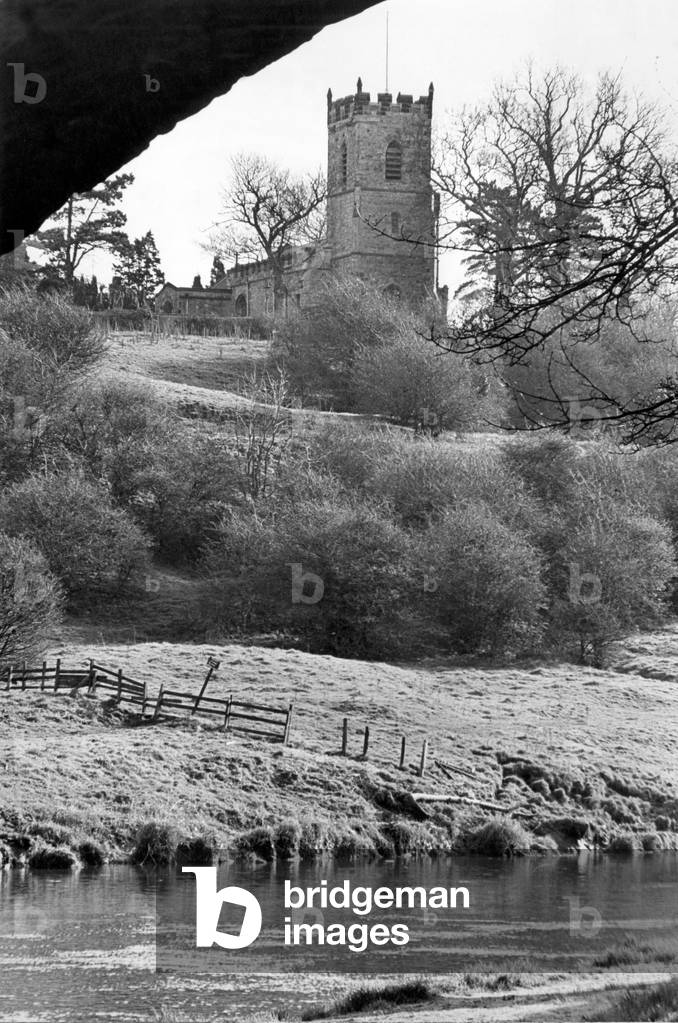 St John The Baptist Church, Egglescliffe, 18th March, 1975 (b/w photo)