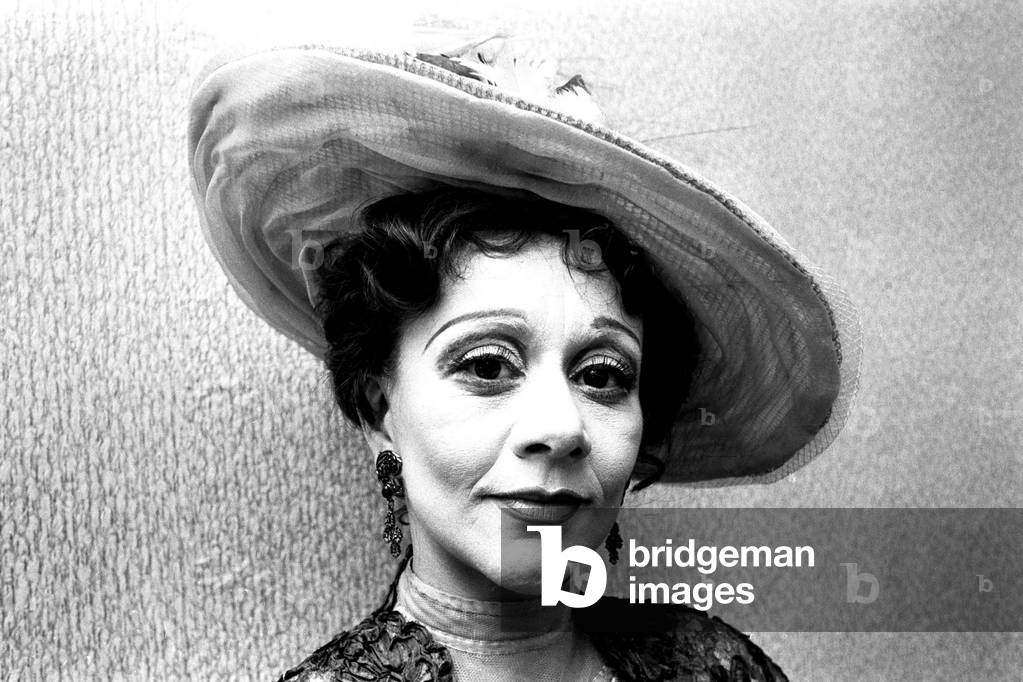 Actress Joan Plowright in costume for the play 