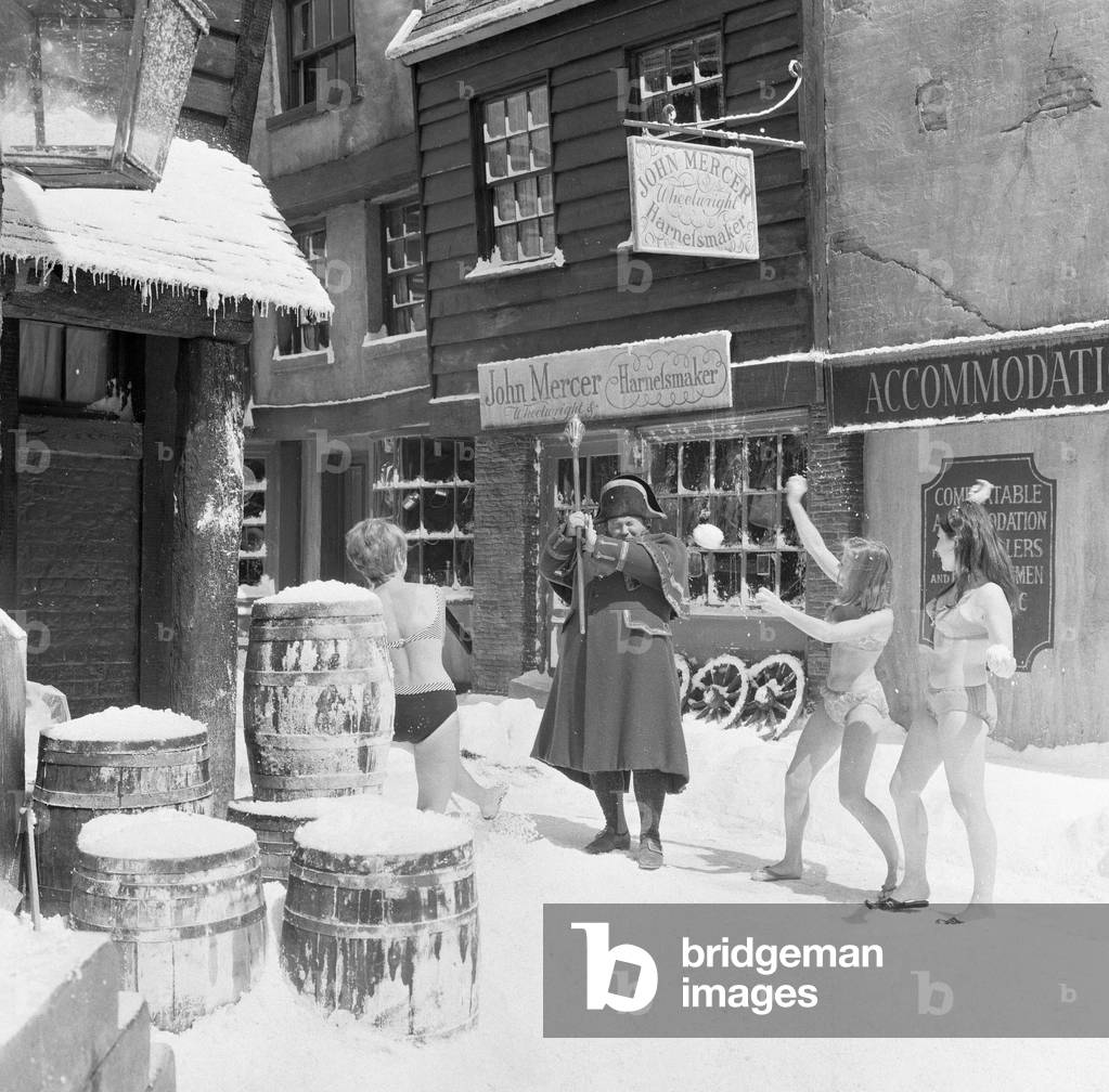 Filming of Oliver! at Shepperton studios, August 1967