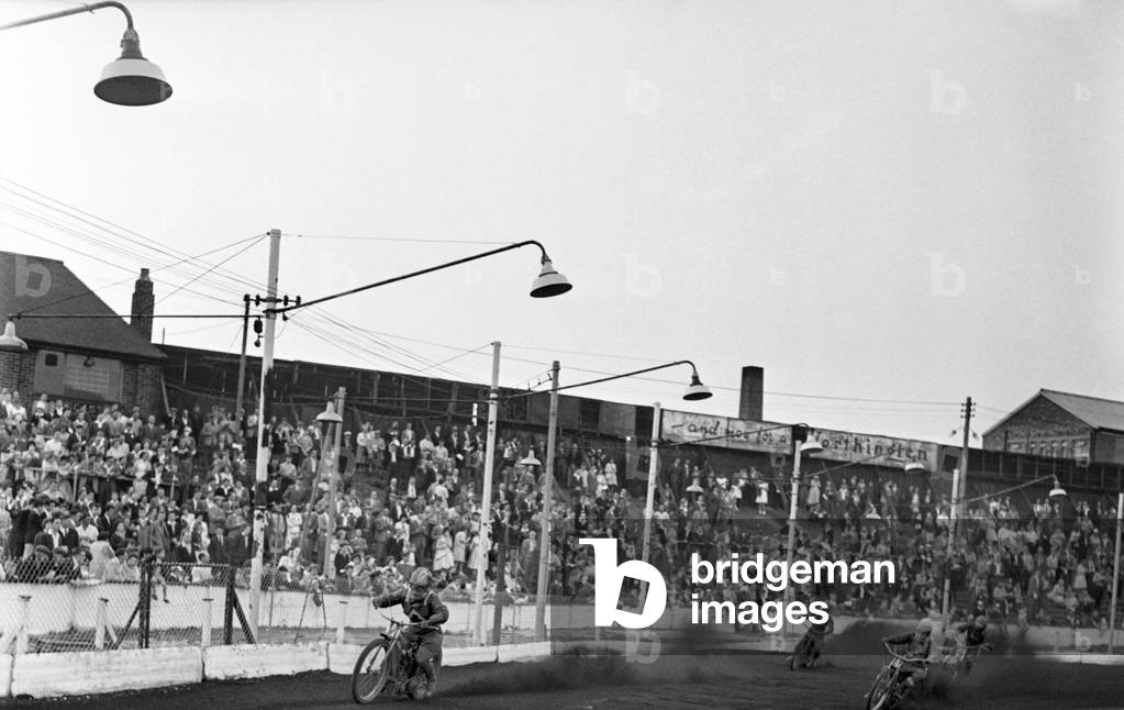Speedway at stoke, motorsport. June 1960