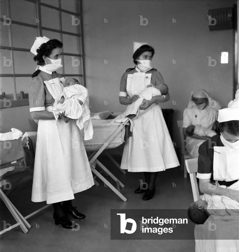 Kings Lynn, Norfolk, Maternity Home. July 1947 O19205