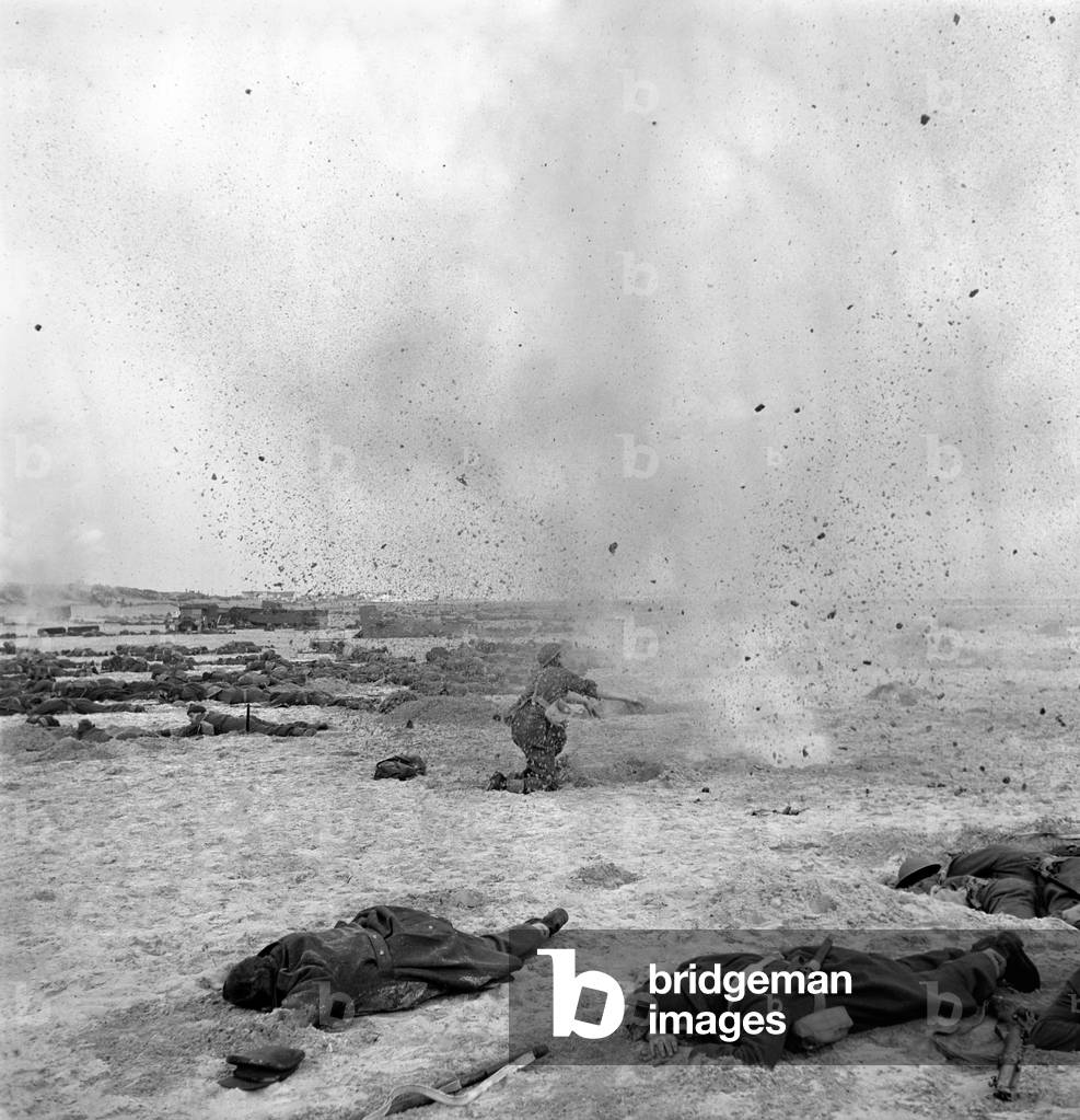 Dunkirk, Film being made on English Beaches, 21st May 1957 (b/w photo)