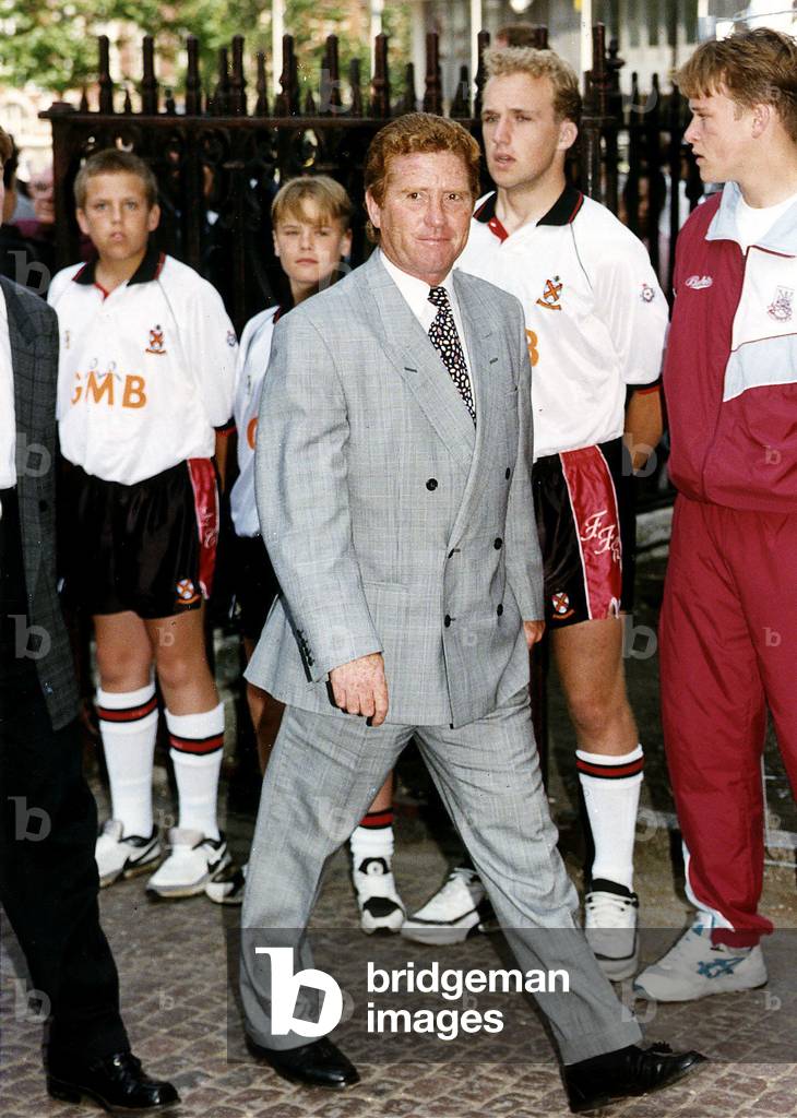 Football 1966 World Cup Team player Alan Ball at the funeral of old team-mate Bobby MooreJune 1993 (photo)