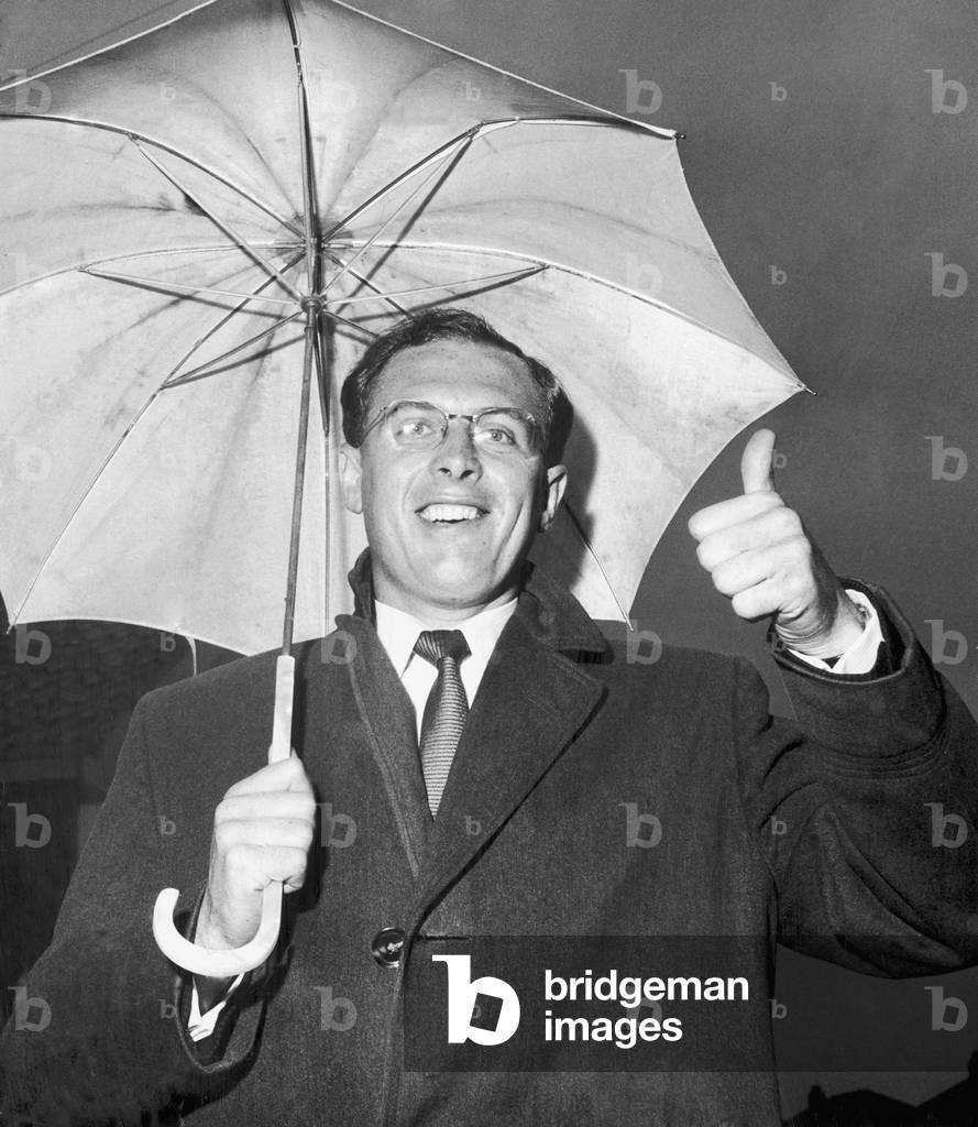 Yorkshire cricketer Geoffrey Boycott in happy mood after hearing he has been picked for the England team. 
31st May 1964.