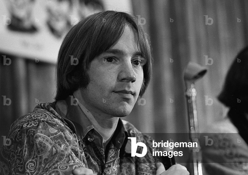 Peter Tork member of the 1960's pop group The Monkees at a press confrence in London 1967