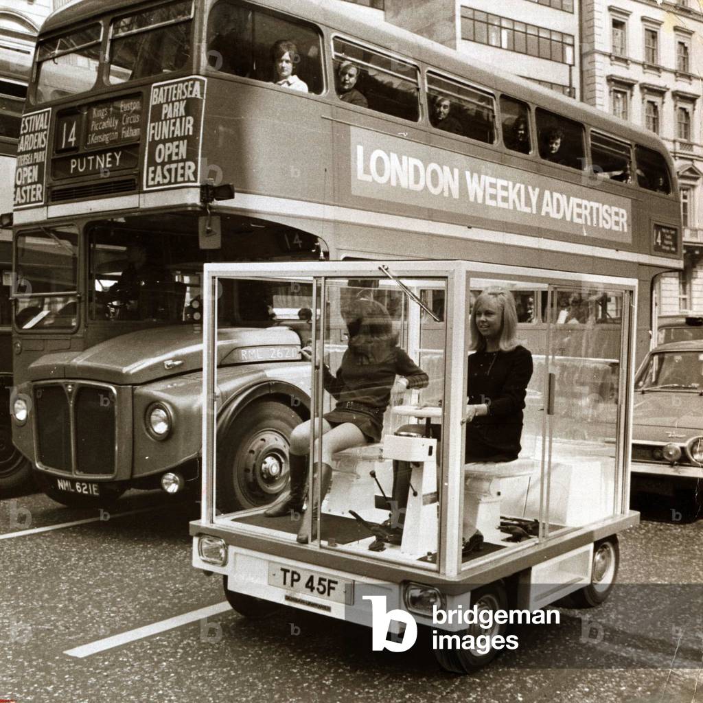 See Through Motor Car, April 1968 (b/w photo)