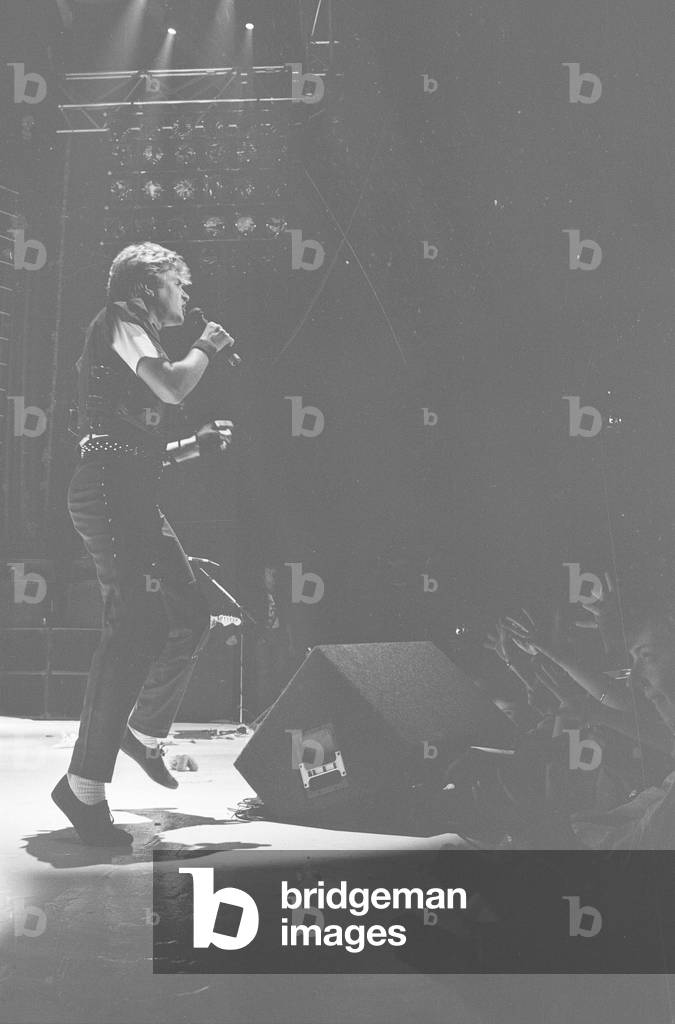 Duran Duran in Concert, Apollo Theatre, Manchester, 7th December 1983 (b/w photo)
