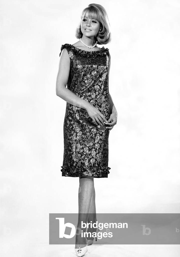 Reveille Fashions: Marilyn Rickard, October 1965 (b/w photo)