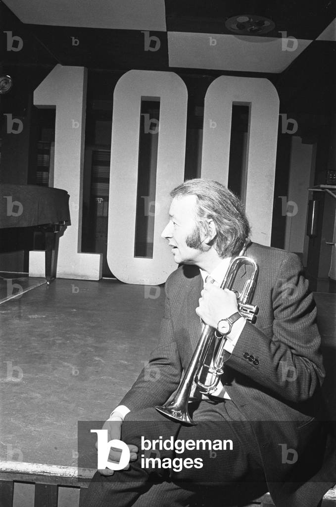 Humphrey Lyttelton Jazz musician seen here at the 100 Club on Oxford Street. 13th February 1965 (b/w photo)