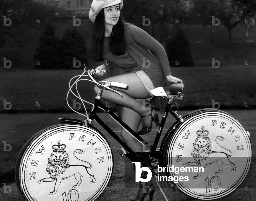 Susan Lundy model 1971 (b/w photo)