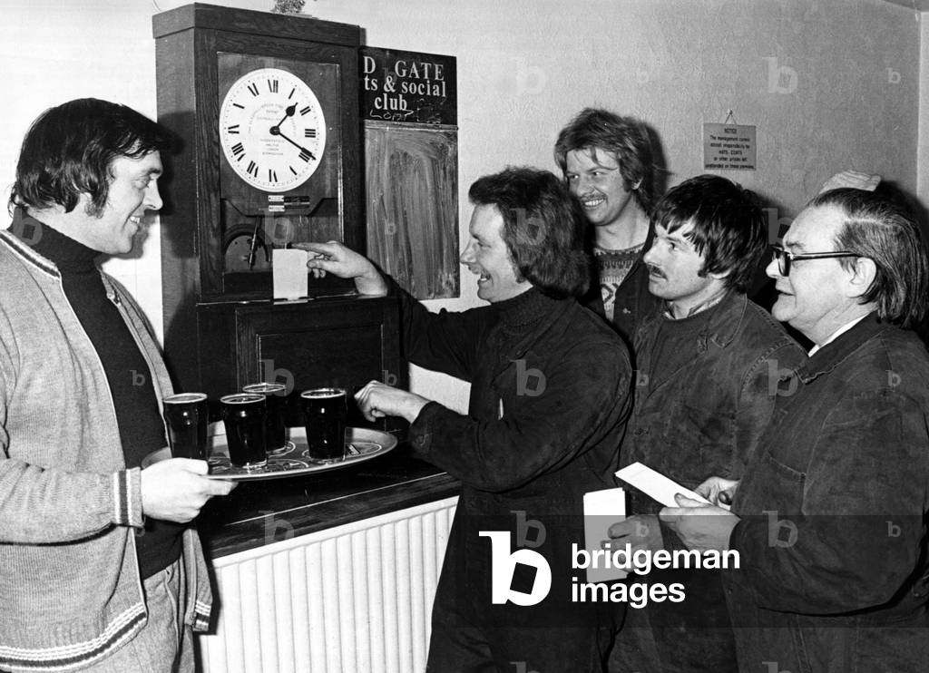 Regulars have to clock in everytime they visit the pub, 
04th April, 1978