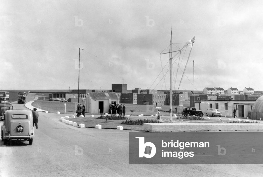 RAF Brawdy, Pembrokeshire, Wales, 14th July 1961 (b/w photo)