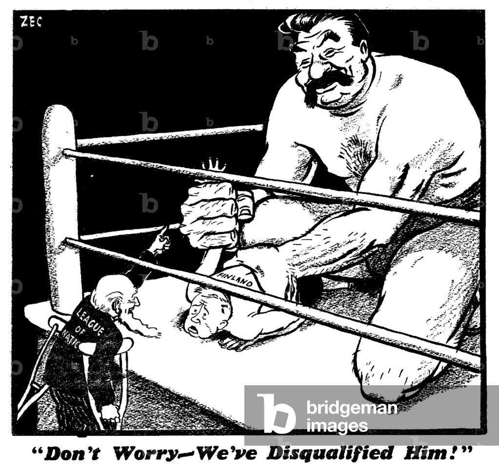 Don't Worry - We've Disqualified Him!, 16th December 1939 (b/w illustration)
