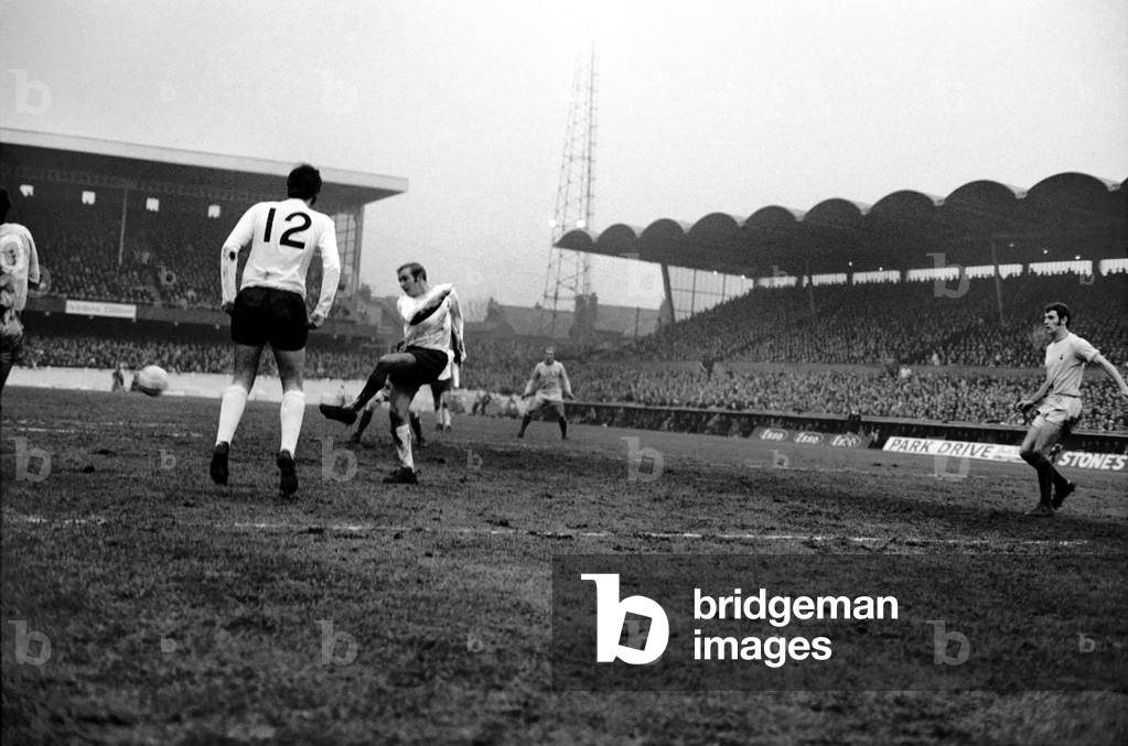 English League Division One match at Highfield. Coventry City 3 v Tottenham Hotspur 2. Action from the matchDecember 1969 (photo)