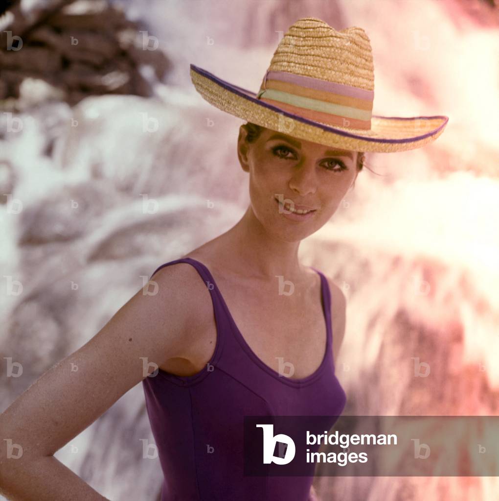 Seaside Fashion: Clothing: Holidays: Beachwear. c. 1965 (photo)