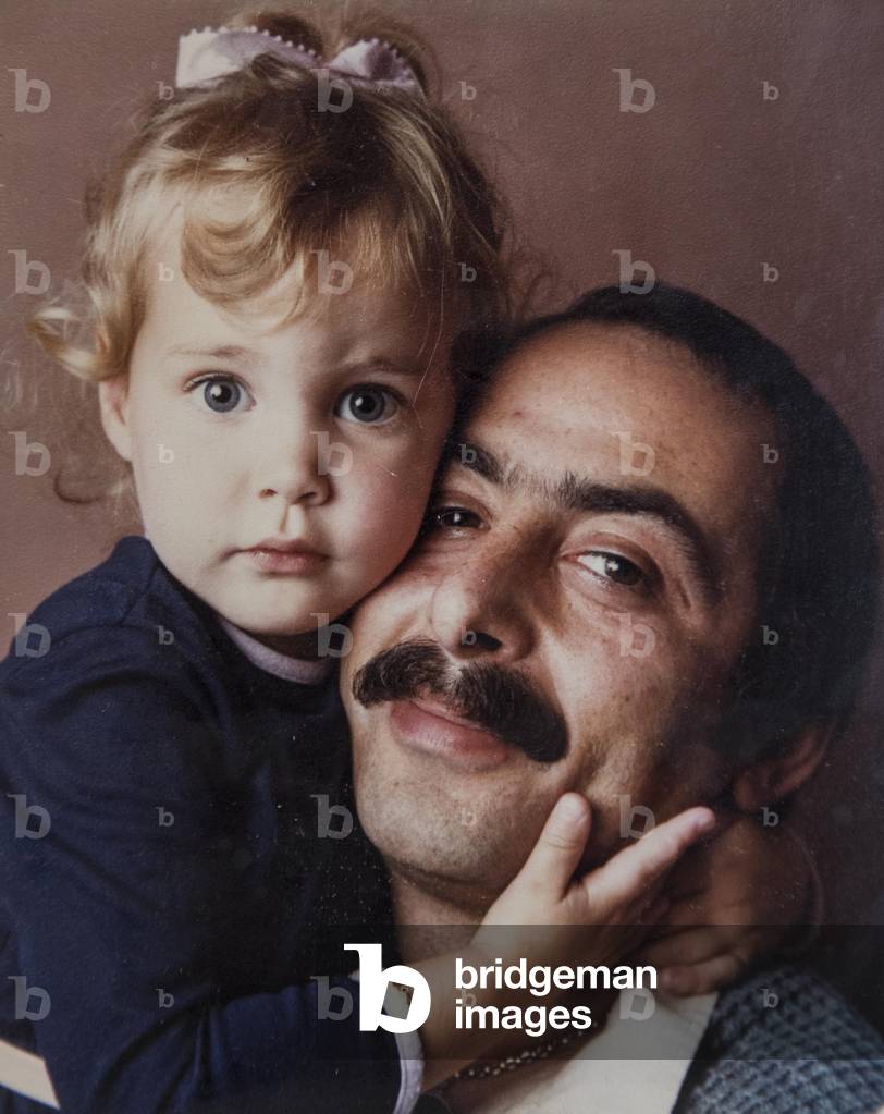 Bernie Fineman, from north London once worked as a mechanic for the notorious east end gangster Kray brothers in the 1960's. Pictured is Bernie in 1978 aged 35, with his daughter Lisa Marie aged 5, 1978 (photo)