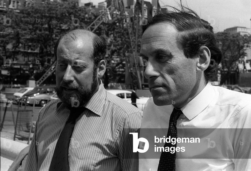 Clement Freud journalist Gourmet and TV personality seen here at the House of Commons to meet his new boss Liberal Leader Jeremy Thorpe. Freud is launching into politics by standing as the Liberal candidate for the Isle of Ely, 5th July 1972