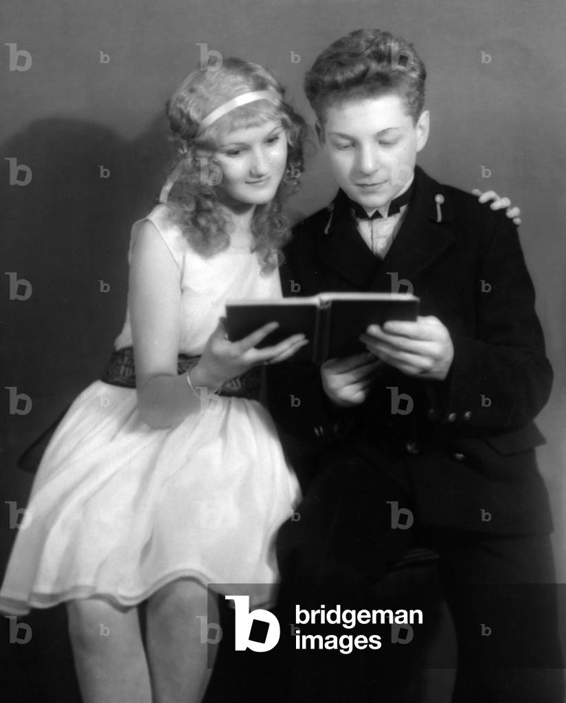 Scene from the play Where The Rainbow Ends, 20th December 1928 (b/w photo)