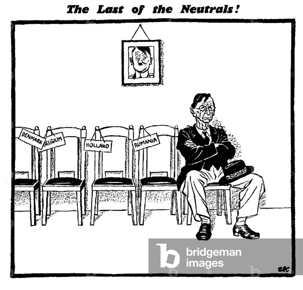 The Last of the Neutrals! 9th November 1940 (b/w photo)