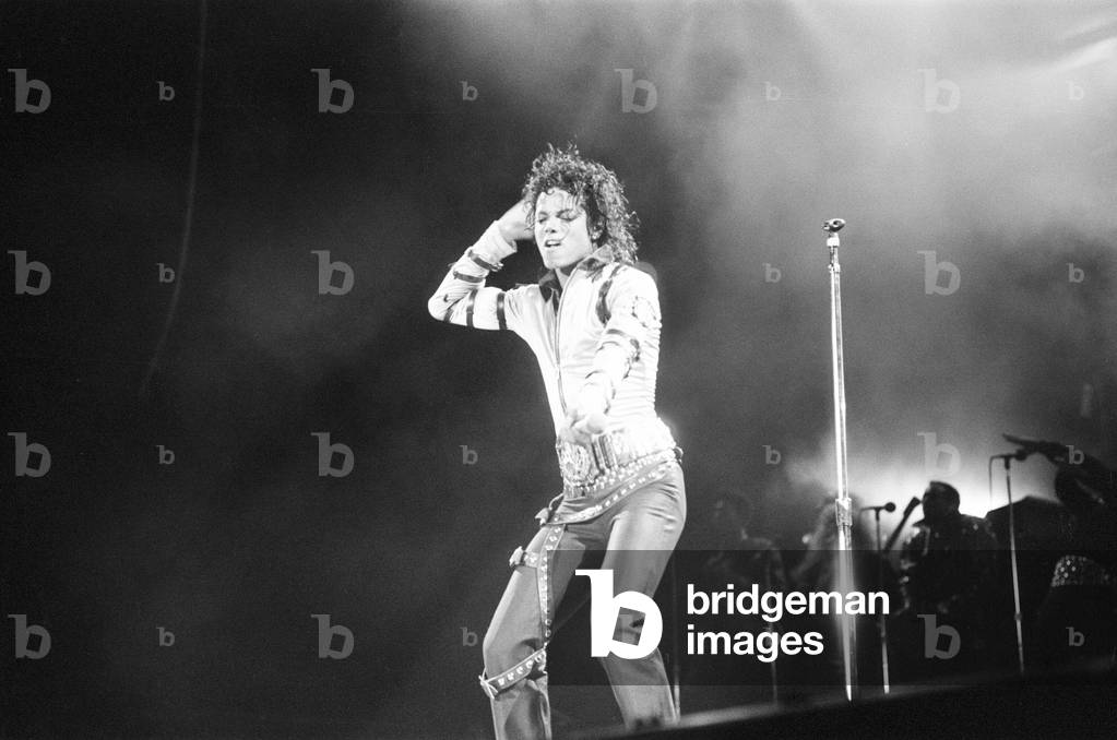 Michael Jackson, Bad Tour 1988, concert at Aintree Racecourse, Aintree, Merseyside, England, 11th September 1988.