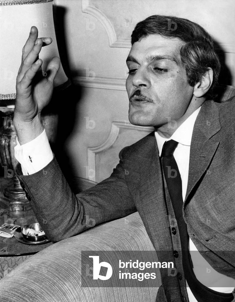 Actor, Omar Shariff. March 1968