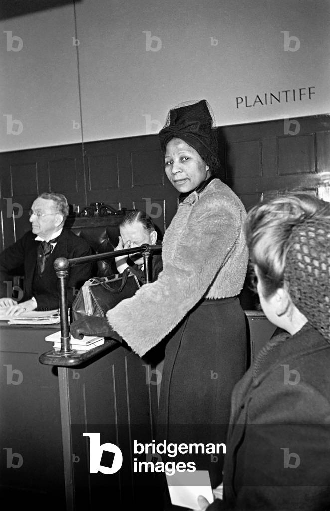 African Princess Alexandria Dinizulu, Rent Tribunal. February 1947 O6734