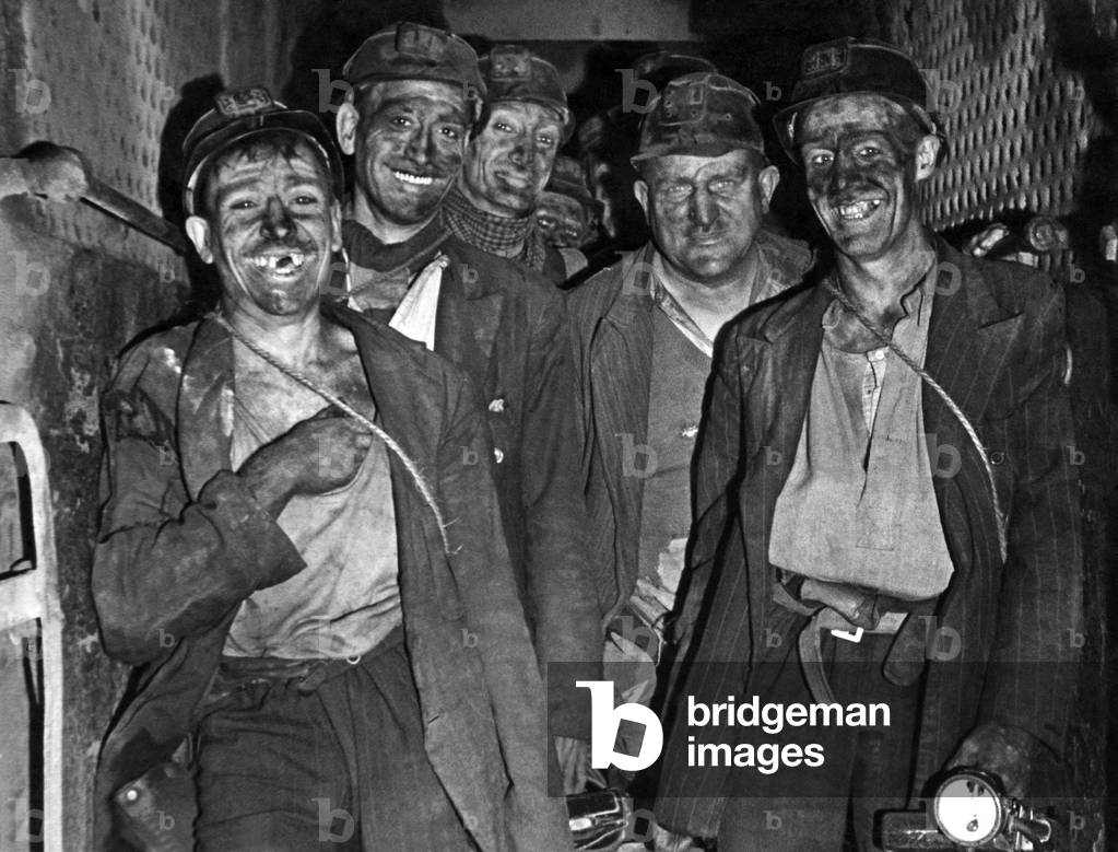 Miners at Creswell Colliery, Notts, smashed their output target forty-one times out of fifty-two in 1947. January 1948
