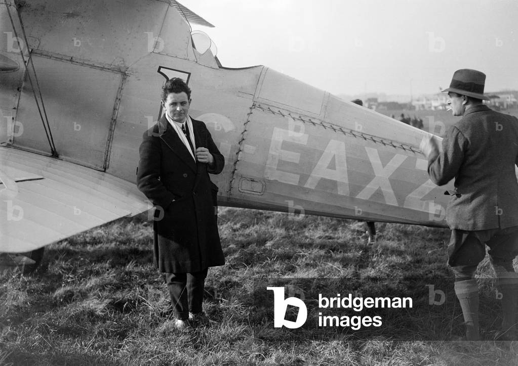 Mr Jimmy James, winner of the aerial derby, 8th August 1922