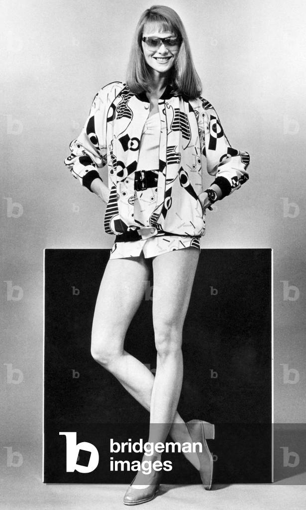 Fashion - Blouses: Two-Tone Fashions.  May 1980 (photo)