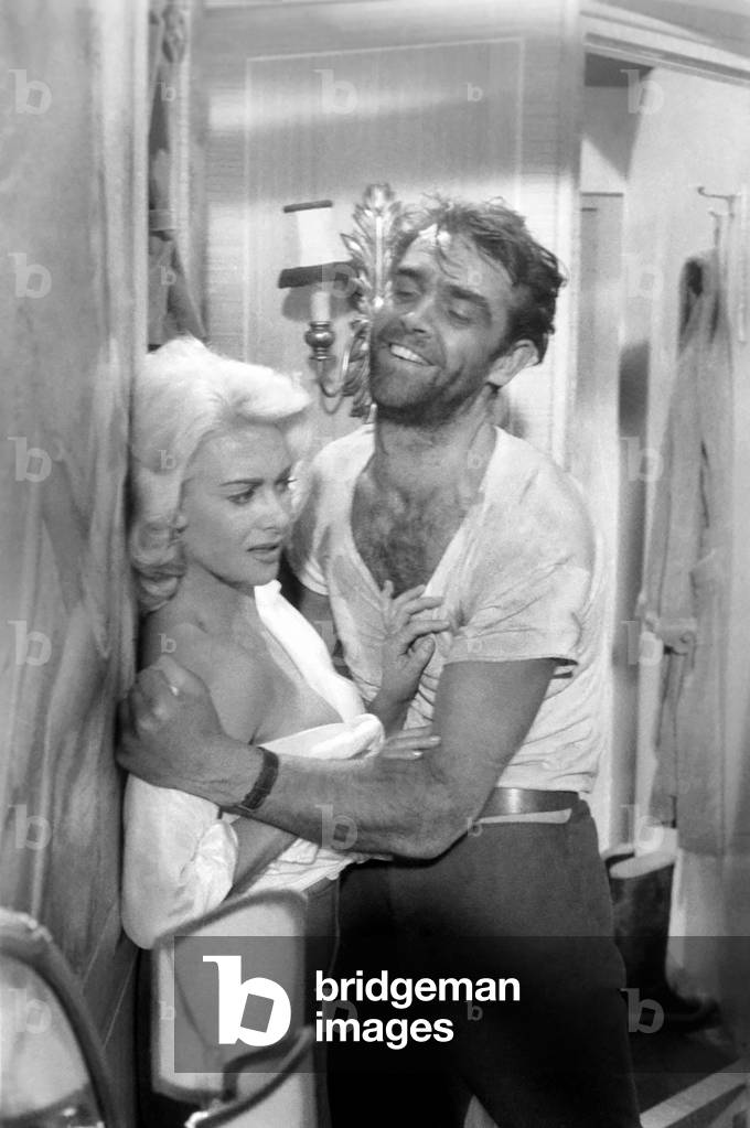 Sean Connery on the set of the film 