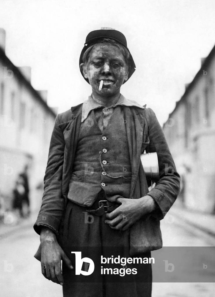 Glyn Hamblyn of Dinas, Rhondda - 14 year old Pit worker. June 1943