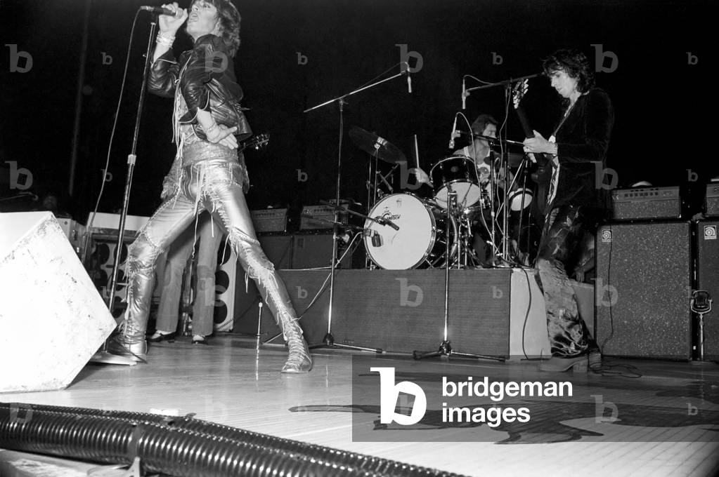 The Rolling Stones. September 1973 (b/w photo)