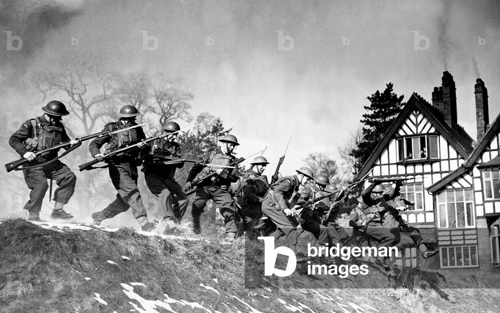 Parachute Troops - February 1941 Special Air Service soldiers seen here at a training schools somewhere in England, February 1941 (b/w photo)