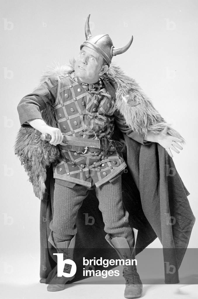 Actor comedian Norman Wisdom in Shakespearen costume , seen here as the King of Denmark July 1976