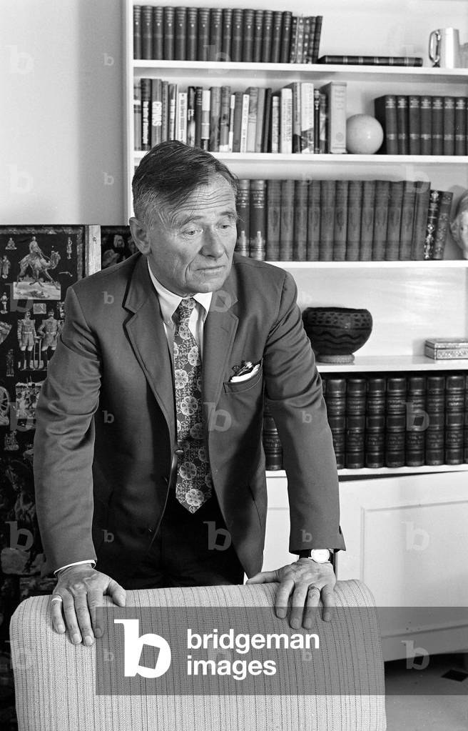 Christopher Isherwood Author, May 1967 (b/w photo)